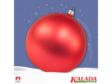 Koule červená - matná - 15cm