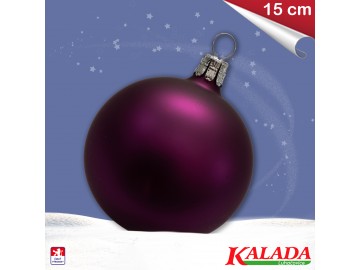 Koule fialová - matná - 15cm