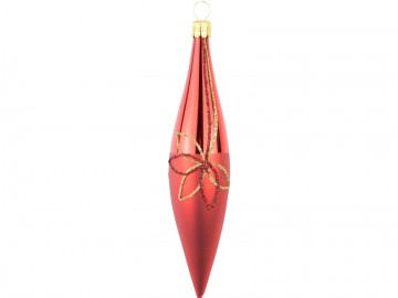 Vánoční raketa červená, květ
