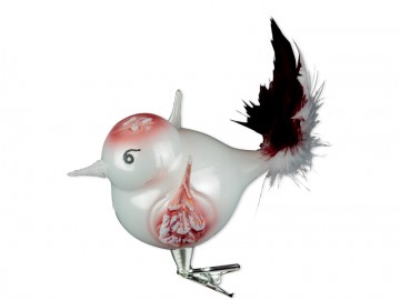 Skleněný ptáček, porcelánový