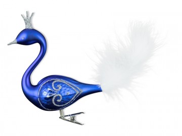 Skleněná labuť, modrá