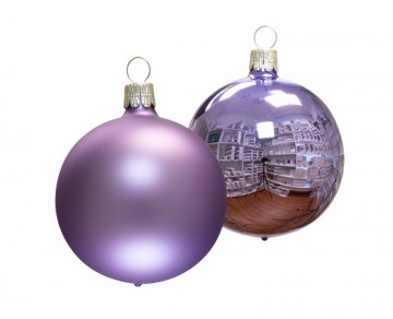 Vánoční koule světle fialová