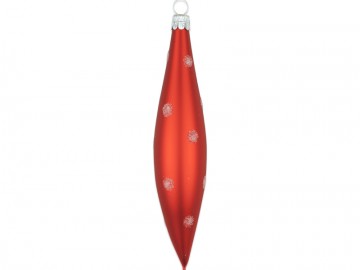 Vánoční raketa červená, puntík