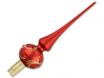Vánoční špice červená, ornament