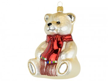 Skleněná figurka, medvídek