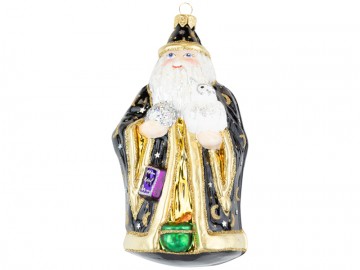 Skleněná figurka, černokněžník