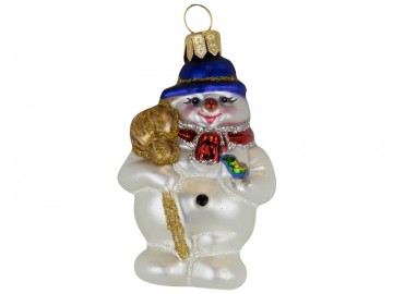 Skleněná figurka, sněhulák
